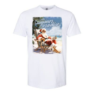 Santa Chillin On The Beach Summer Paradise Softstyle CVC T-Shirt