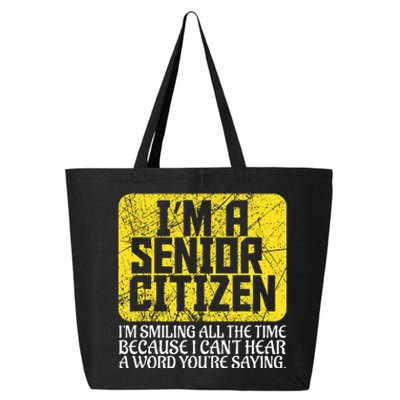 Senior Citizen Old People Hard Of Hearing Elderly Gift 25L Jumbo Tote