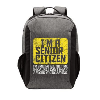 Senior Citizen Old People Hard Of Hearing Elderly Gift Vector Backpack