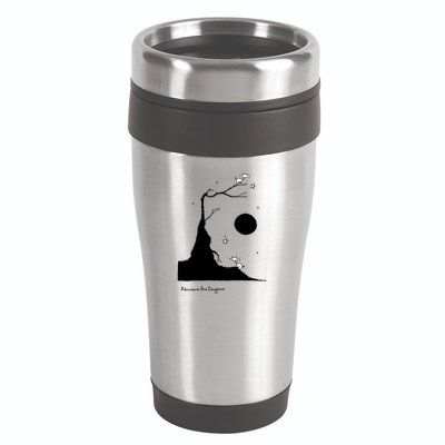 Space Cows On Tree With Stars (Color Options Available) Gift 16oz Travel Tumbler