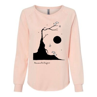 Space Cows On Tree With Stars (Color Options Available) Gift Womens California Wash Sweatshirt