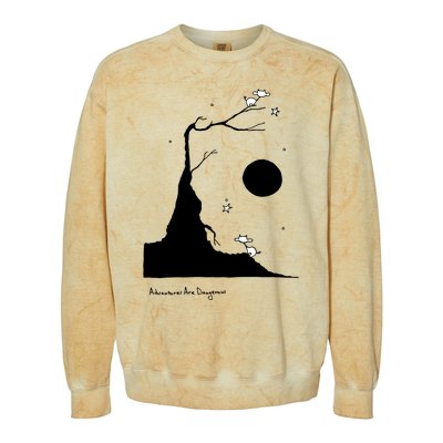 Space Cows On Tree With Stars (Color Options Available) Gift Colorblast Crewneck Sweatshirt