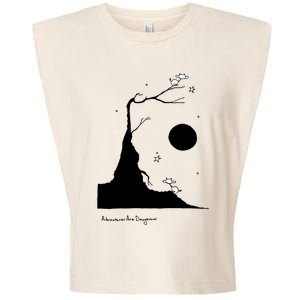 Space Cows On Tree With Stars (Color Options Available) Gift Garment-Dyed Women's Muscle Tee