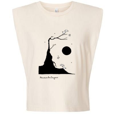 Space Cows On Tree With Stars (Color Options Available) Gift Garment-Dyed Women's Muscle Tee