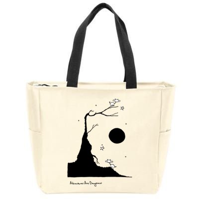 Space Cows On Tree With Stars (Color Options Available) Gift Zip Tote Bag
