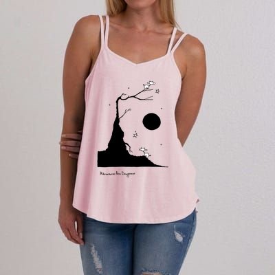 Space Cows On Tree With Stars (Color Options Available) Gift Women's Strappy Tank