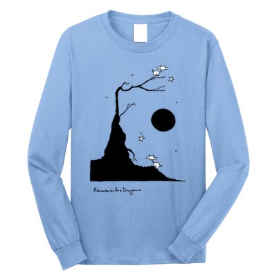 Space Cows On Tree With Stars (Color Options Available) Gift Long Sleeve Shirt