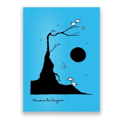 Space Cows On Tree With Stars (Color Options Available) Gift Poster