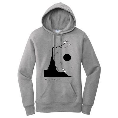 Space Cows On Tree With Stars (Color Options Available) Gift Women's Pullover Hoodie