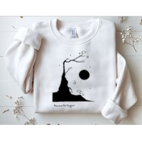 Space Cows On Tree With Stars (Color Options Available) Gift Sweatshirt