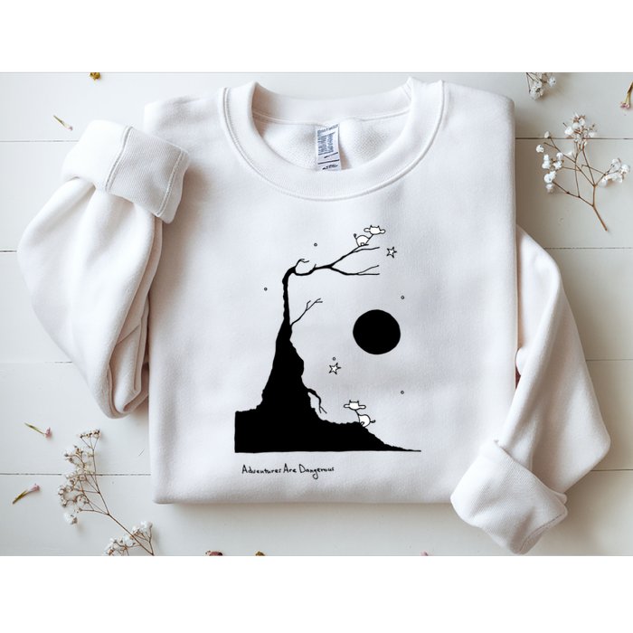 Space Cows On Tree With Stars (Color Options Available) Gift Sweatshirt