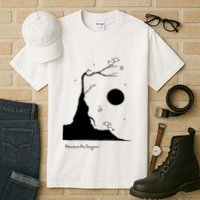 Space Cows On Tree With Stars (Color Options Available) Gift Tall T-Shirt