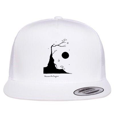 Space Cows On Tree With Stars (Color Options Available) Gift Flatbill Hat