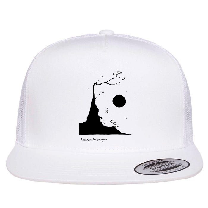 Space Cows On Tree With Stars (Color Options Available) Gift Flatbill Hat