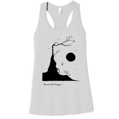 Space Cows On Tree With Stars (Color Options Available) Gift Women's Racerback Tank