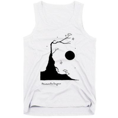 Space Cows On Tree With Stars (Color Options Available) Gift Tank Top