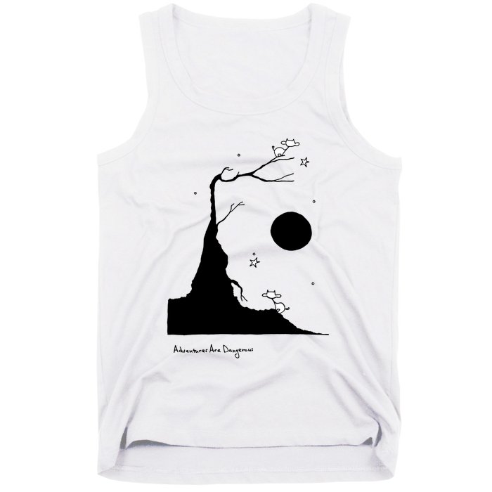 Space Cows On Tree With Stars (Color Options Available) Gift Tank Top