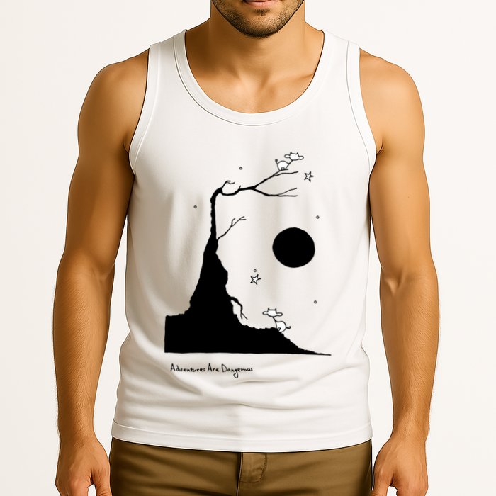 Space Cows On Tree With Stars (Color Options Available) Gift Tank Top