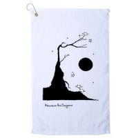 Space Cows On Tree With Stars (Color Options Available) Gift Golf Towel