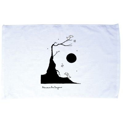 Space Cows On Tree With Stars (Color Options Available) Gift Microfiber Hand Towel