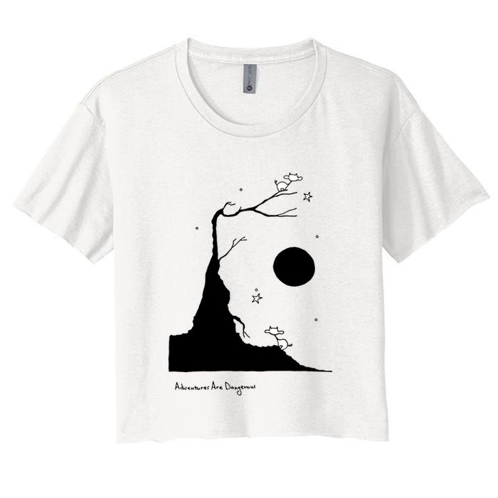 Space Cows On Tree With Stars (Color Options Available) Gift Crop Top