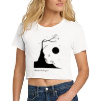 Space Cows On Tree With Stars (Color Options Available) Gift Crop Top