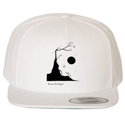Space Cows On Tree With Stars (Color Options Available) Gift Wool Snapback Cap