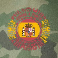 Spanish Coat Of Arms With Tools Legacy Tie Dye Trucker Hat