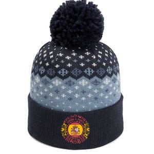 Spanish Coat Of Arms With Tools The Baniff Cuffed Pom Beanie