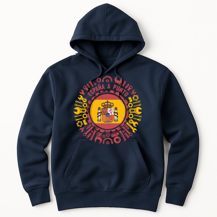 Spanish Coat Of Arms With Tools Hoodie