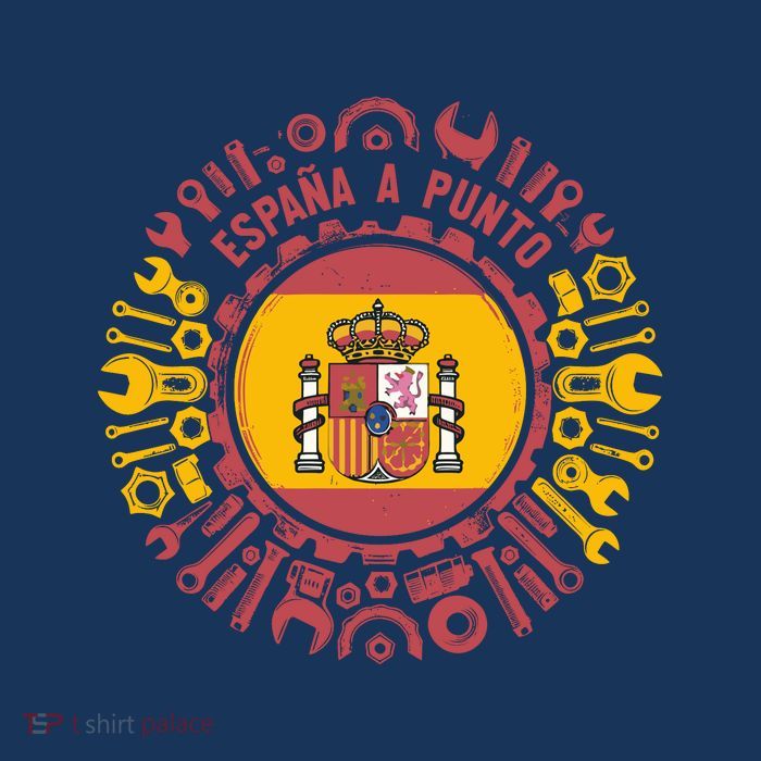 Spanish Coat Of Arms With Tools T-Shirt