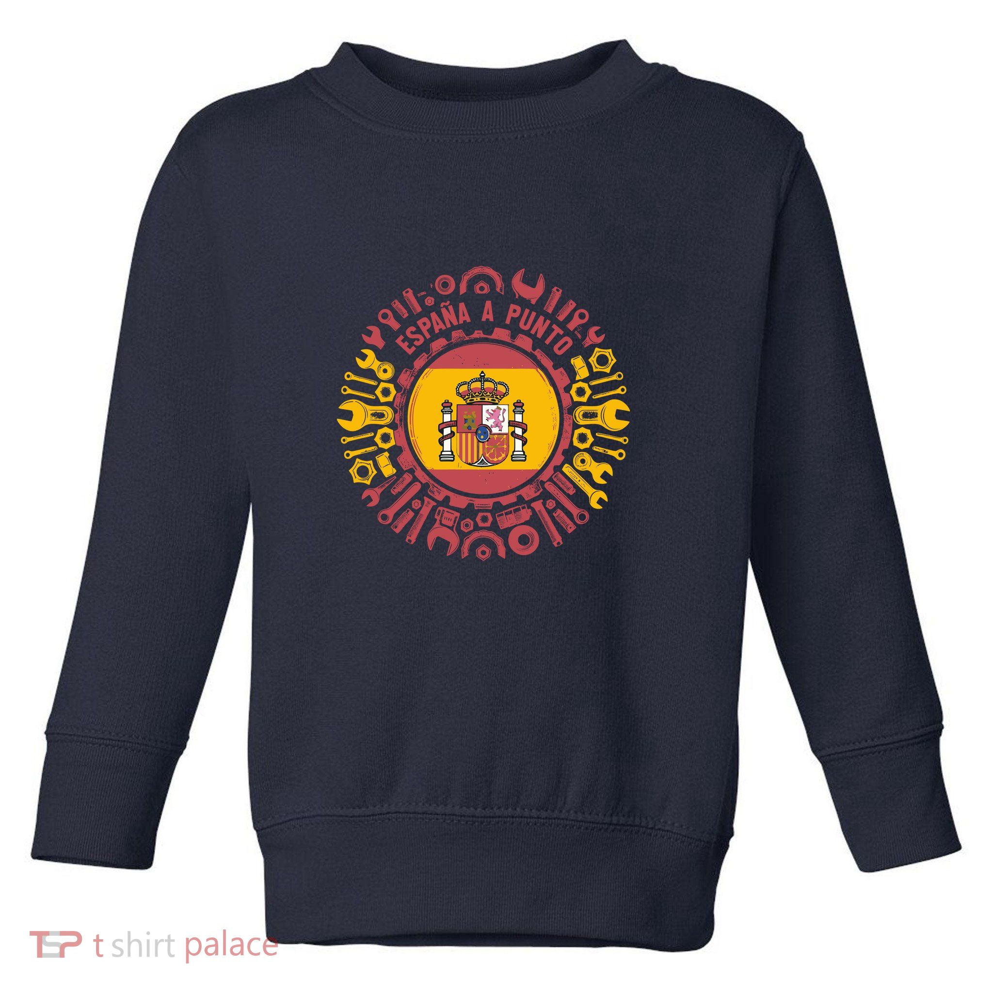 Spanish Coat Of Arms With Tools Toddler Sweatshirt