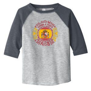 Spanish Coat Of Arms With Tools Toddler Fine Jersey T-Shirt