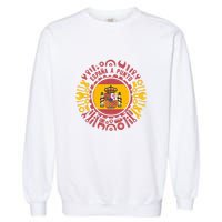 Spanish Coat Of Arms With Tools Garment-Dyed Sweatshirt