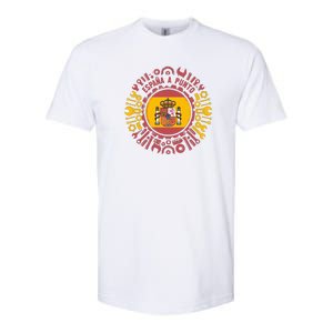 Spanish Coat Of Arms With Tools Softstyle CVC T-Shirt