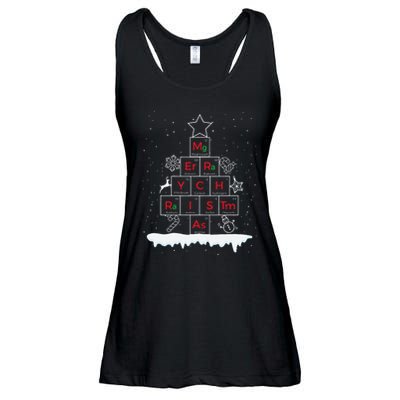 Science Christmas Oh Chemist Tree Chemistree Chemistry Ladies Essential Flowy Tank