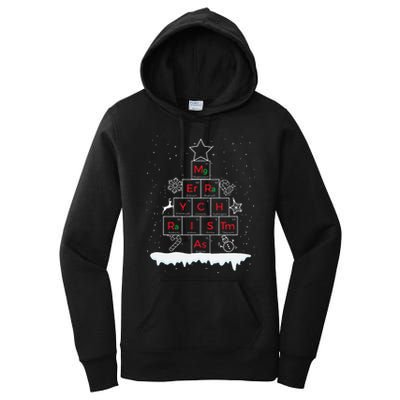 Science Christmas Oh Chemist Tree Chemistree Chemistry Women's Pullover Hoodie