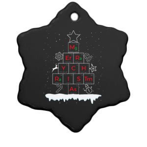 Science Christmas Oh Chemist Tree Chemistree Chemistry Ceramic Star Ornament