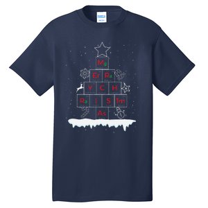 Science Christmas Oh Chemist Tree Chemistree Chemistry Tall T-Shirt