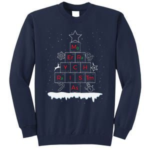 Science Christmas Oh Chemist Tree Chemistree Chemistry Tall Sweatshirt