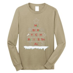 Science Christmas Oh Chemist Tree Chemistree Chemistry Long Sleeve Shirt