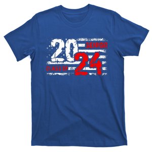 Senior Class Of 2024 Seniors Grad Usa Flag 2024 T-Shirt