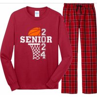 Senior Class Of 2024 Basketball Seniors Back To School Long Sleeve Pajama Set