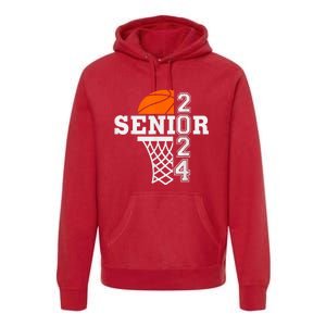 Senior Class Of 2024 Basketball Seniors Back To School Premium Hoodie