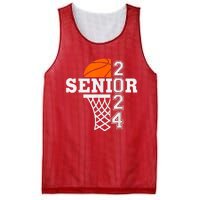 Senior Class Of 2024 Basketball Seniors Back To School Mesh Reversible Basketball Jersey Tank