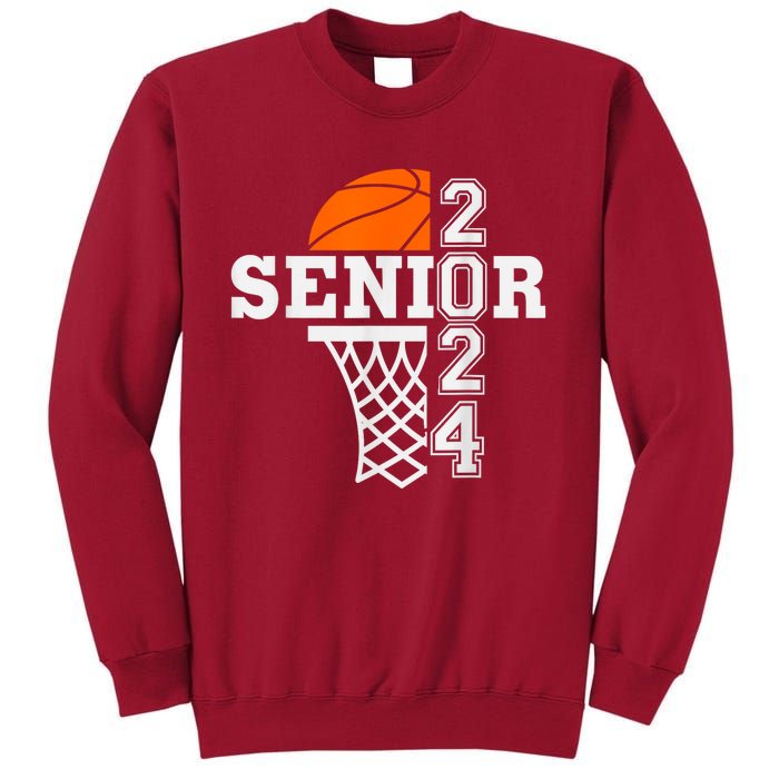 Senior Class Of 2024 Basketball Seniors Back To School Tall Sweatshirt