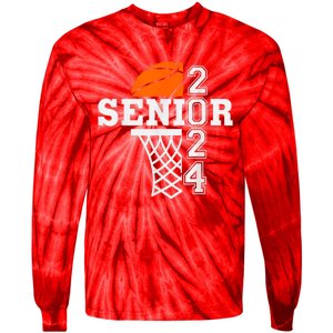 Senior Class Of 2024 Basketball Seniors Back To School Tie-Dye Long Sleeve Shirt