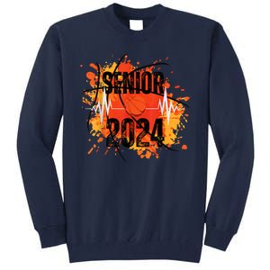 Senior Class Of 2024 Basketball Back To School Tall Sweatshirt