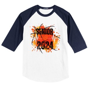 Senior Class Of 2024 Basketball Back To School Baseball Sleeve Shirt