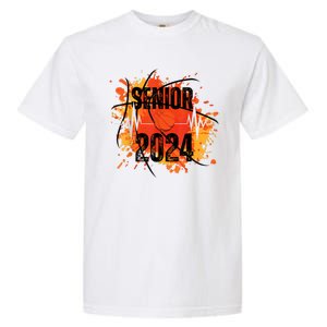 Senior Class Of 2024 Basketball Back To School Garment-Dyed Heavyweight T-Shirt